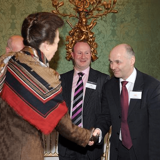 Johnsons Coffee has been recognised by the Princess Royal for support of the The SOS Bus in Belfast